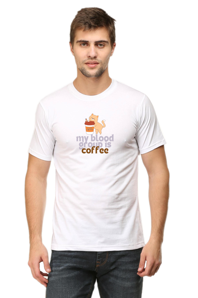My blood group is Coffee
