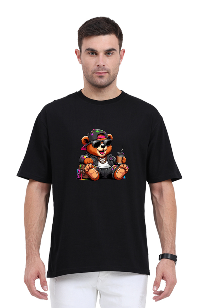 Unisex Funky Bear Oversized T-shirts