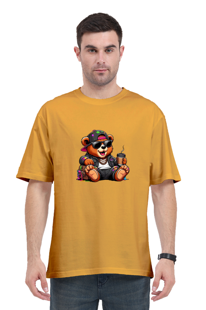 Unisex Funky Bear Oversized T-shirts