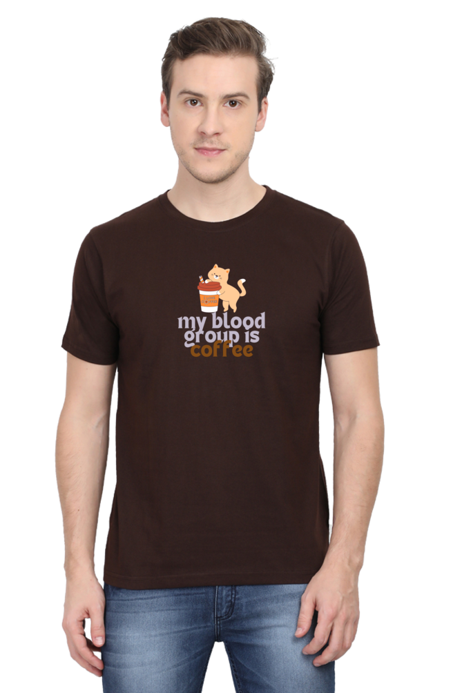 My blood group is Coffee