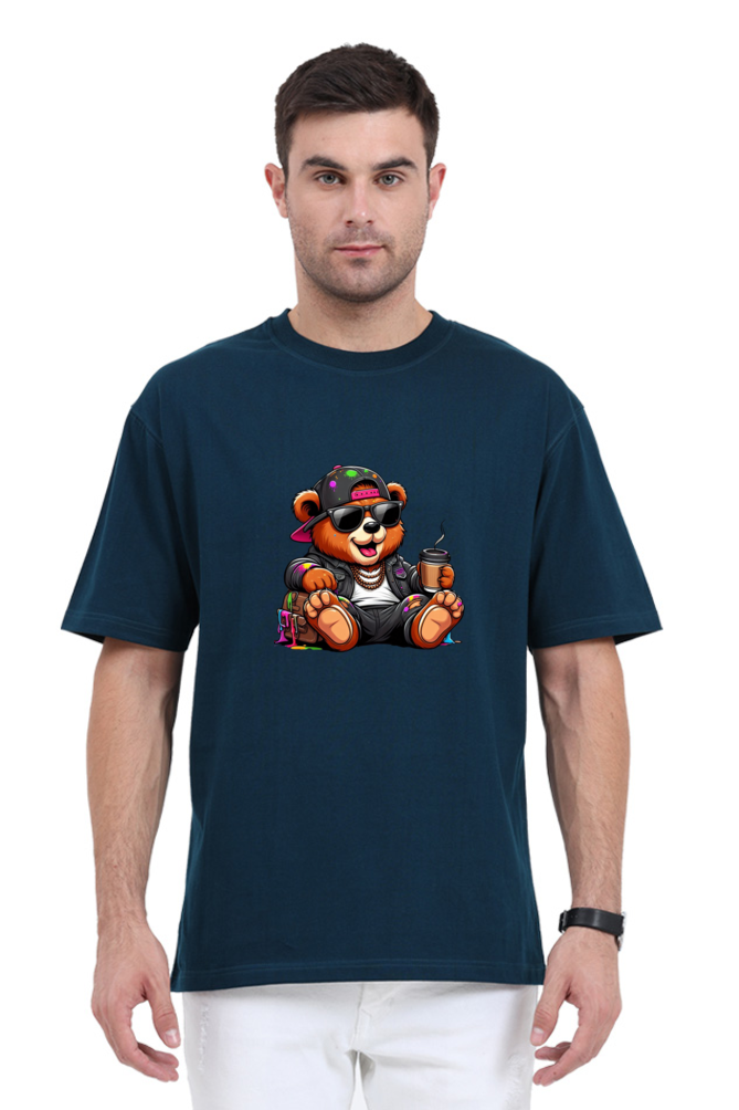 Unisex Funky Bear Oversized T-shirts