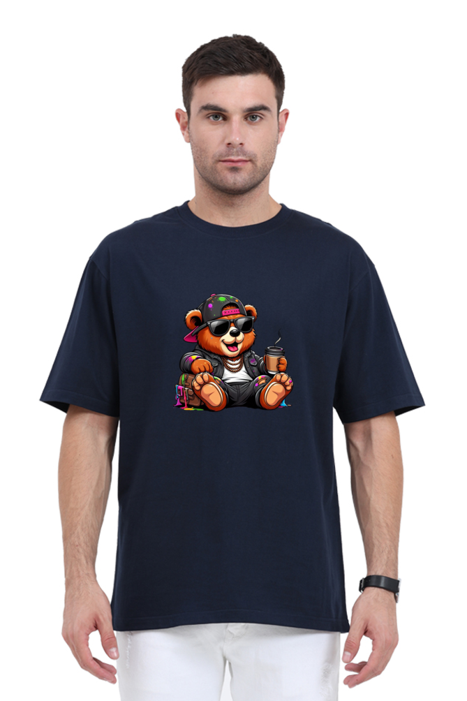 Unisex Funky Bear Oversized T-shirts