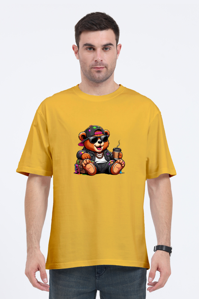 Unisex Funky Bear Oversized T-shirts