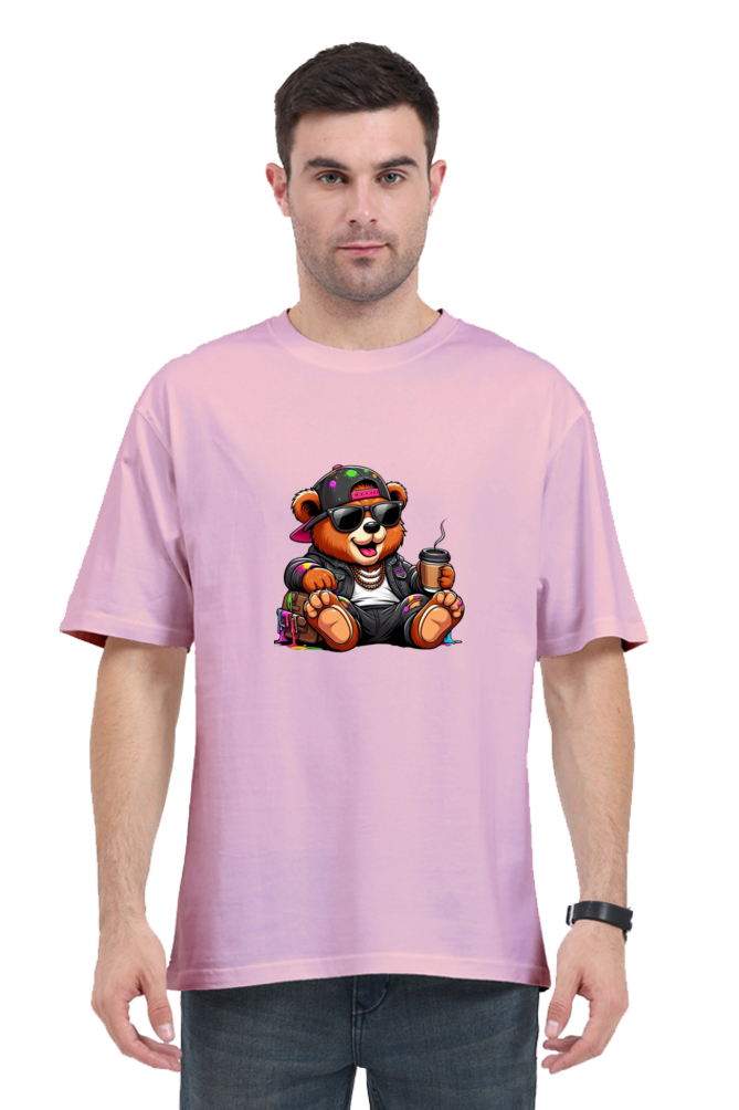 Unisex Funky Bear Oversized T-shirts