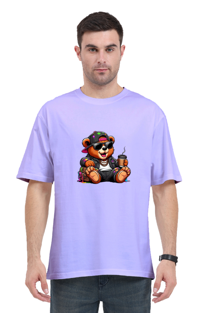 Unisex Funky Bear Oversized T-shirts