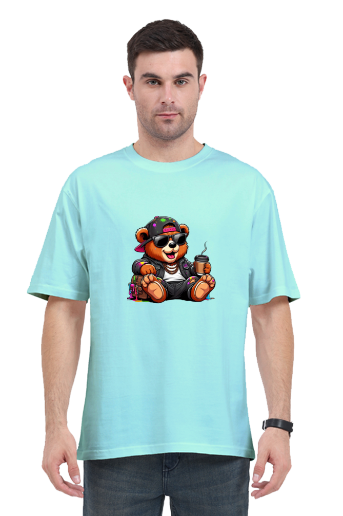 Unisex Funky Bear Oversized T-shirts
