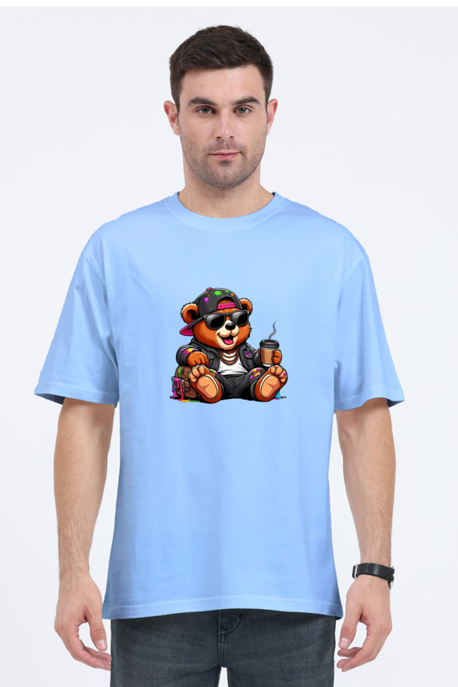 Unisex Funky Bear Oversized T-shirts
