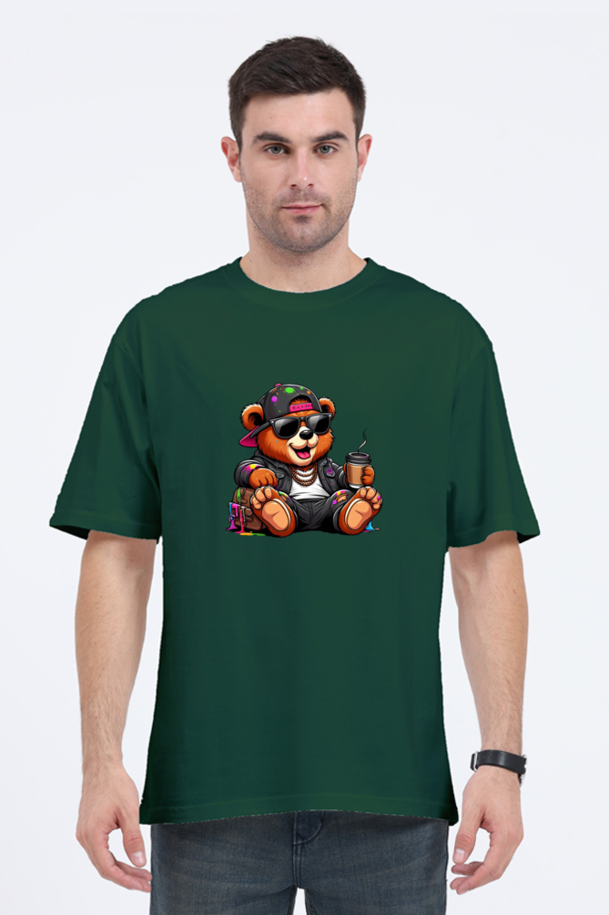 Unisex Funky Bear Oversized T-shirts