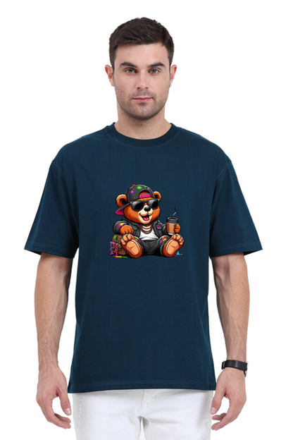 Unisex Funky Bear Oversized T-shirts