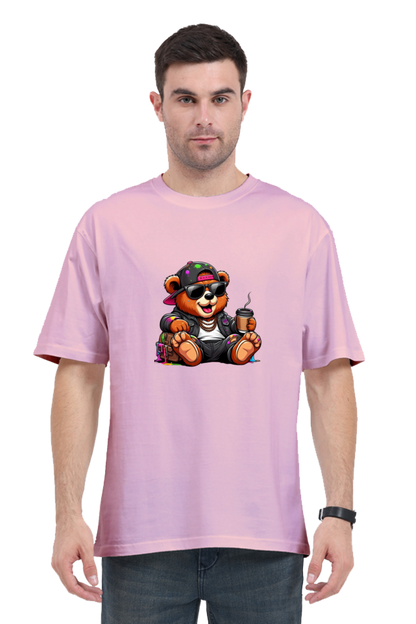 Unisex Funky Bear Oversized T-shirts