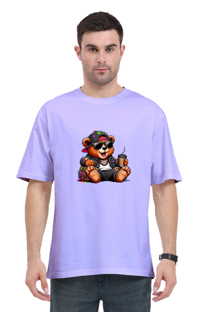 Unisex Funky Bear Oversized T-shirts