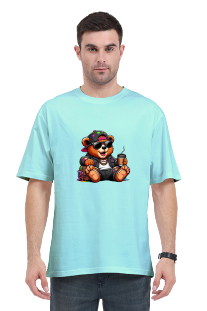 Unisex Funky Bear Oversized T-shirts